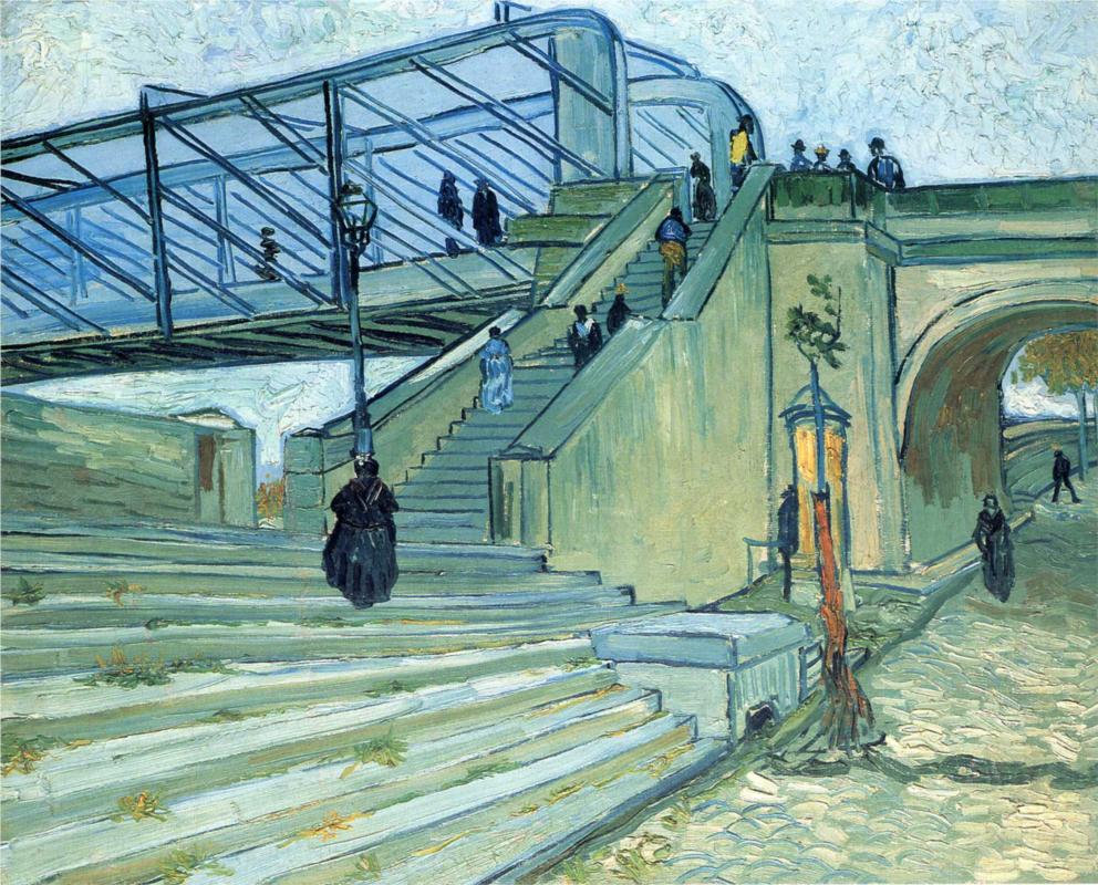The Trinquetaille Bridge - Van Gogh Painting On Canvas